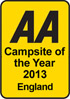 AA best campsite in england 2013 icon