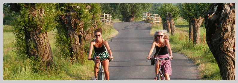 cycling to godney image