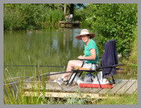 lovely spot for fishing at old oaks campsite
