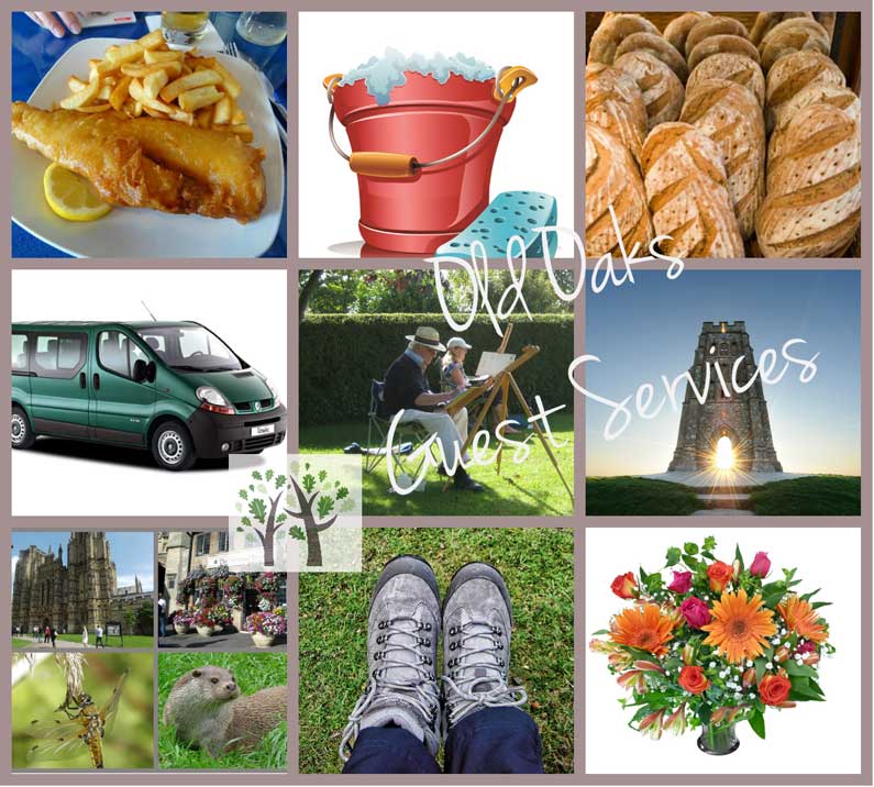 click on an image to find out about old oaks guest services