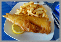 fish and chips for tea