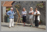 image of a painting course at the old oaks