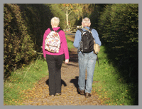 walking from the old oaks